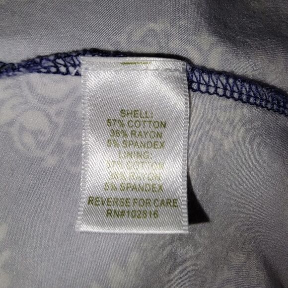 Garnet Hill Empire Medallion Print Maxi Dress Size 8P 8 Petite - Picture 7 of 7